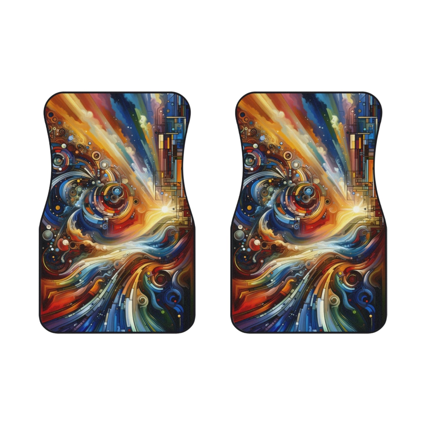Ritualistic Growth Symphony Car Mats (2x Front) - ATUH.ART