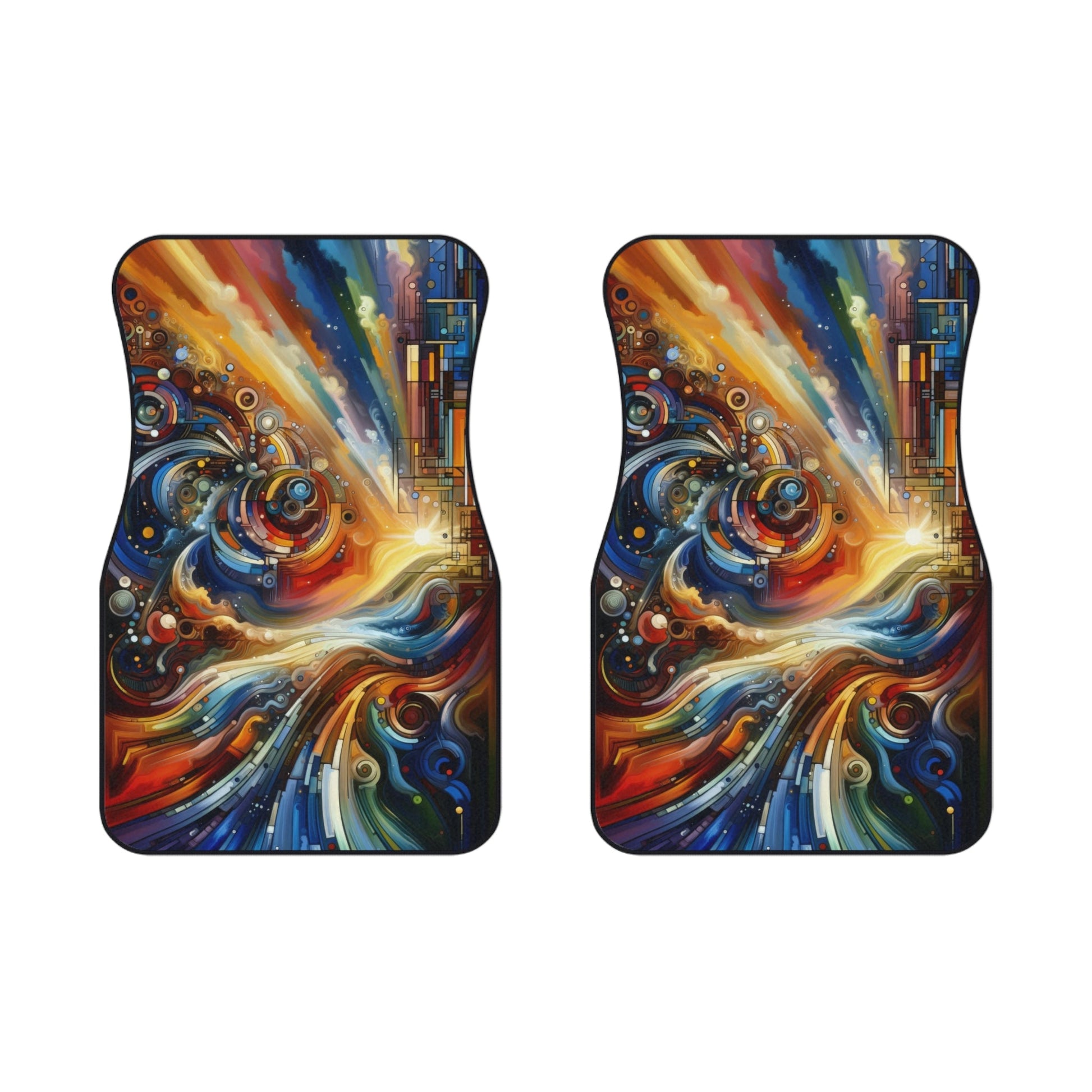 Ritualistic Growth Symphony Car Mats (2x Front) - ATUH.ART