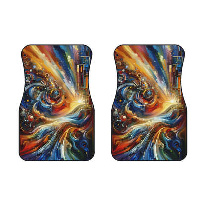 Ritualistic Growth Symphony Car Mats (2x Front) - ATUH.ART