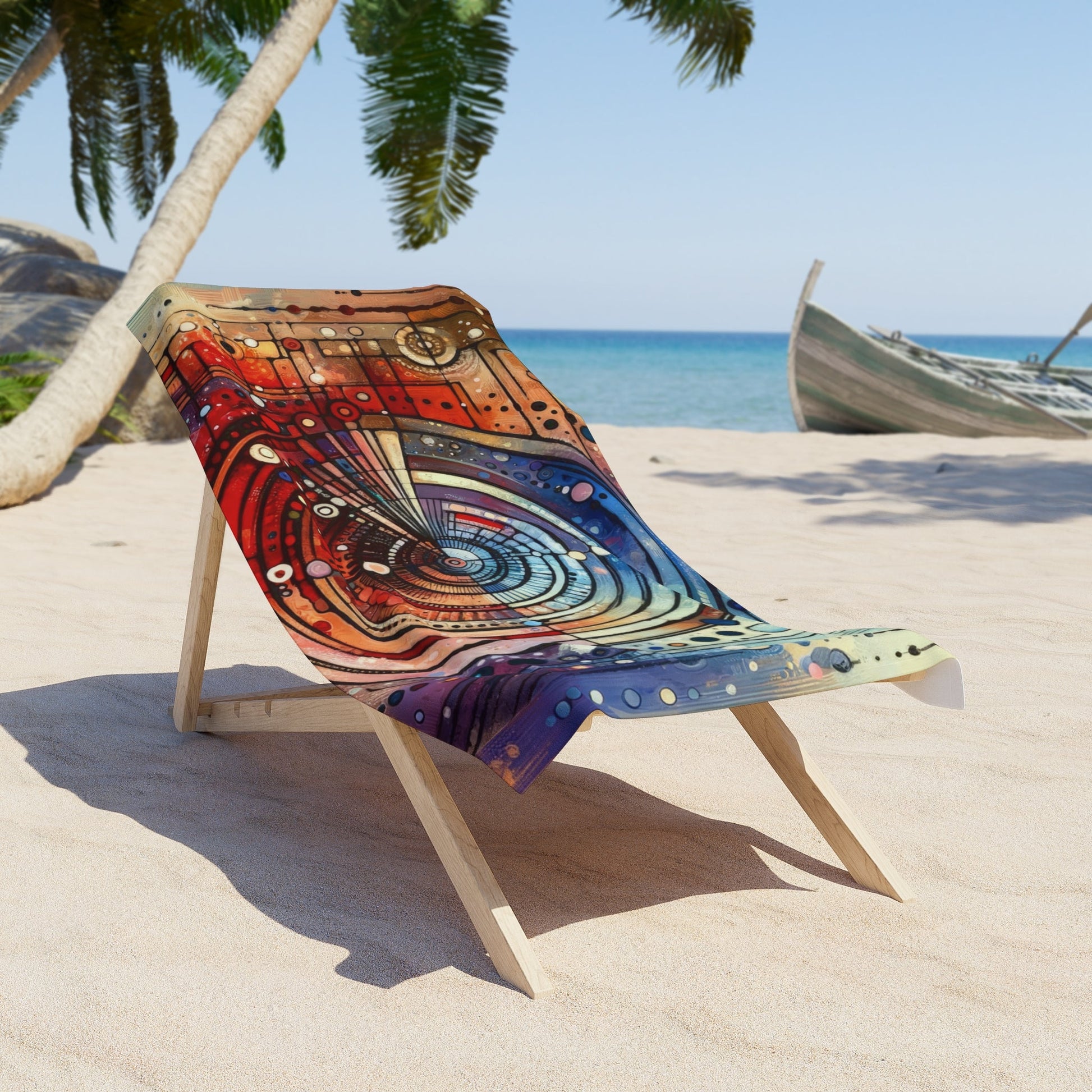 Rituals Over Routines Beach Towel - ATUH.ART