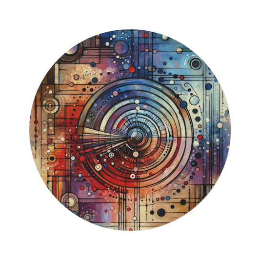 Rituals Over Routines Round Rug - ATUH.ART
