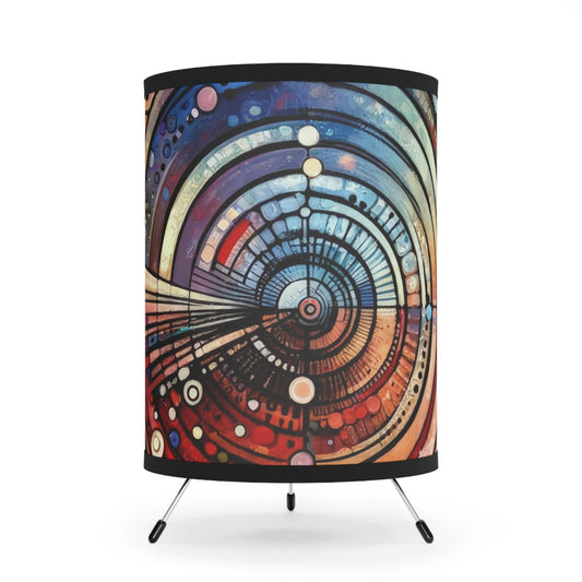 Rituals Over Routines Tripod Lamp with High-Res Printed Shade, US\CA plug - ATUH.ART