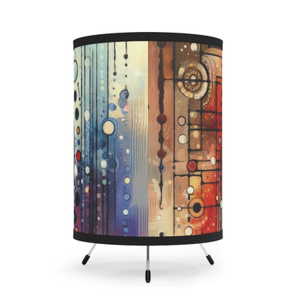 Rituals Over Routines Tripod Lamp with High-Res Printed Shade, US\CA plug - ATUH.ART