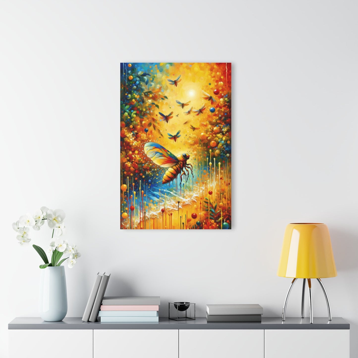 Seasonal Cicada Vibrance Acrylic Prints (French Cleat Hanging) - ATUH.ART
