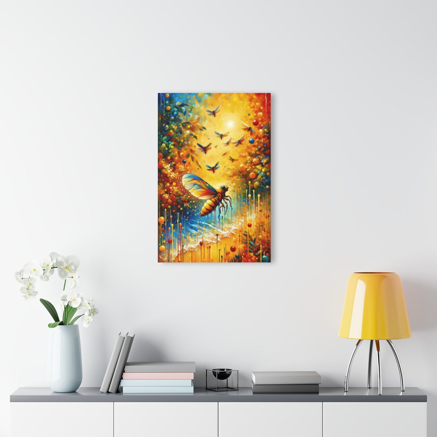 Seasonal Cicada Vibrance Acrylic Prints (French Cleat Hanging) - ATUH.ART