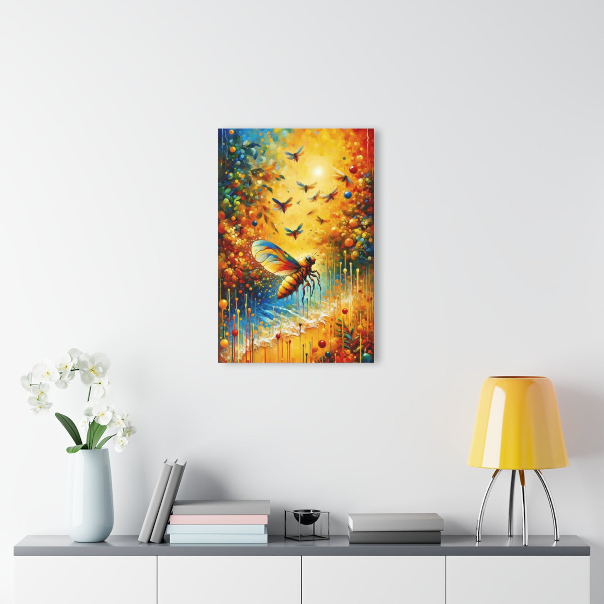 Seasonal Cicada Vibrance Acrylic Prints (French Cleat Hanging) - ATUH.ART