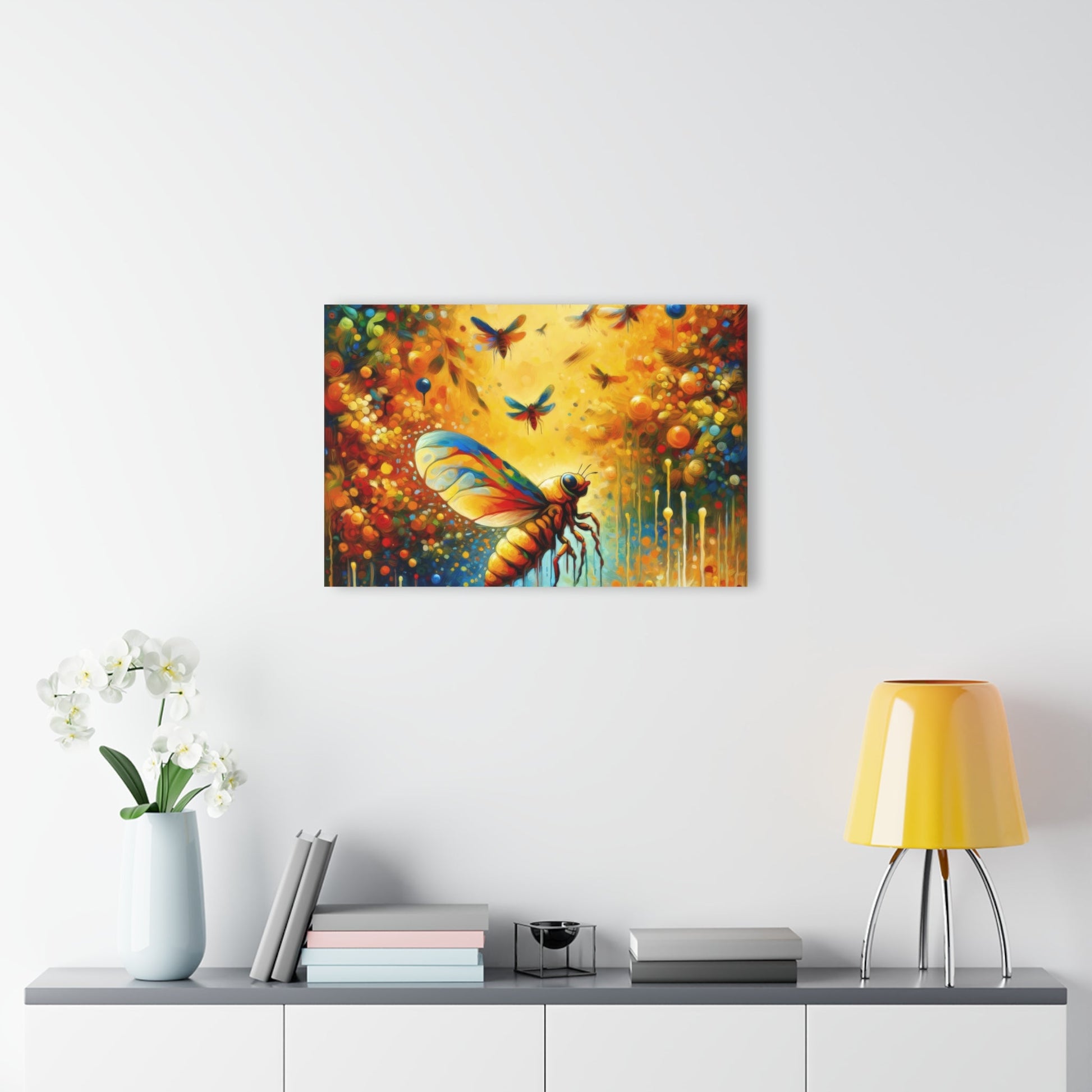Seasonal Cicada Vibrance Acrylic Prints (French Cleat Hanging) - ATUH.ART