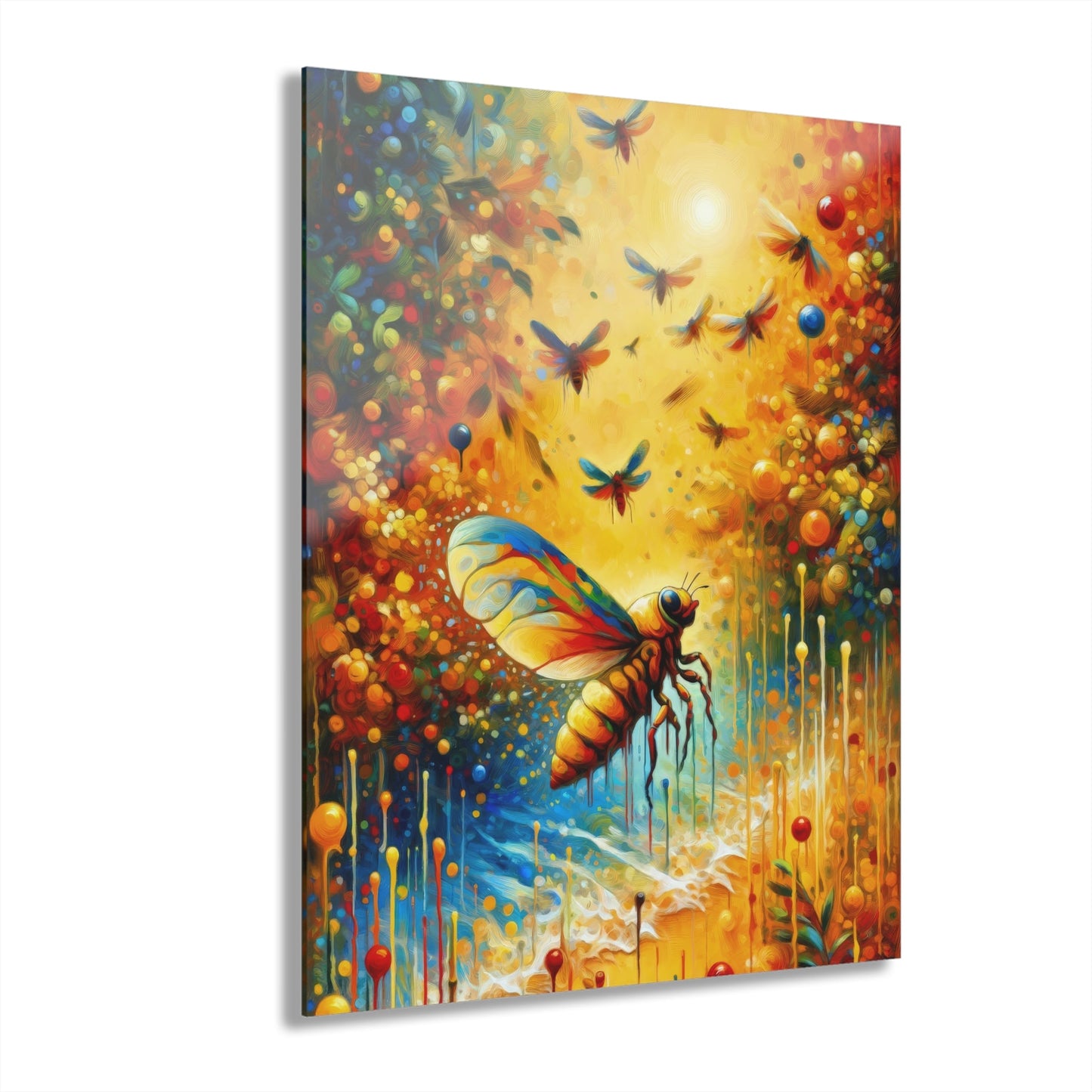 Seasonal Cicada Vibrance Acrylic Prints (French Cleat Hanging) - ATUH.ART