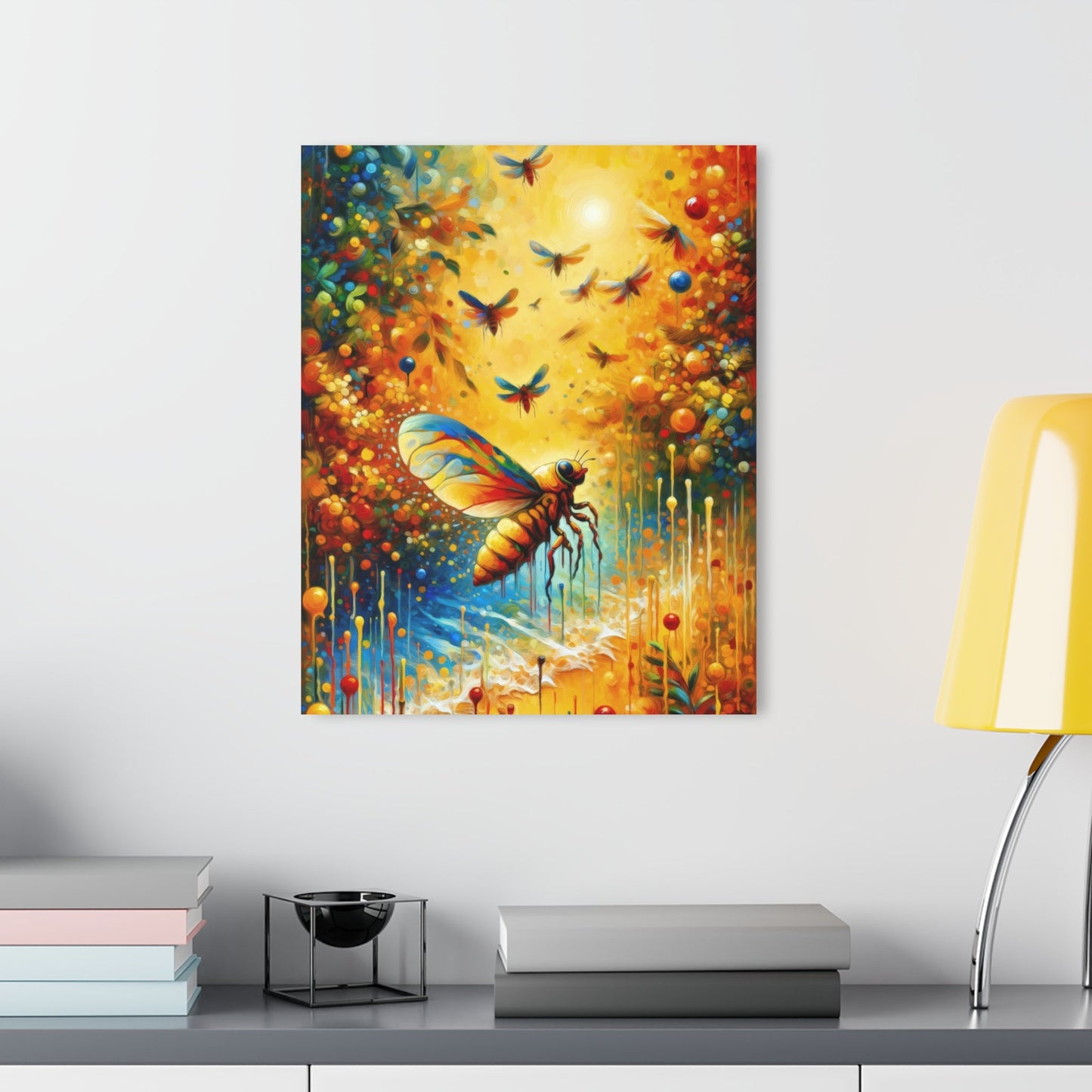 Seasonal Cicada Vibrance Acrylic Prints (French Cleat Hanging) - ATUH.ART