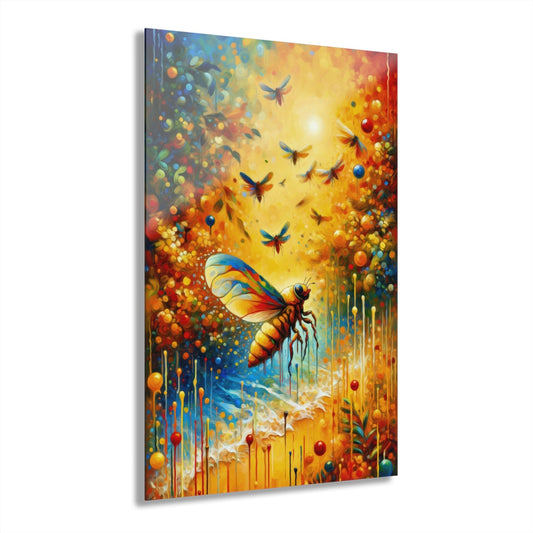Seasonal Cicada Vibrance Acrylic Prints (French Cleat Hanging) - ATUH.ART