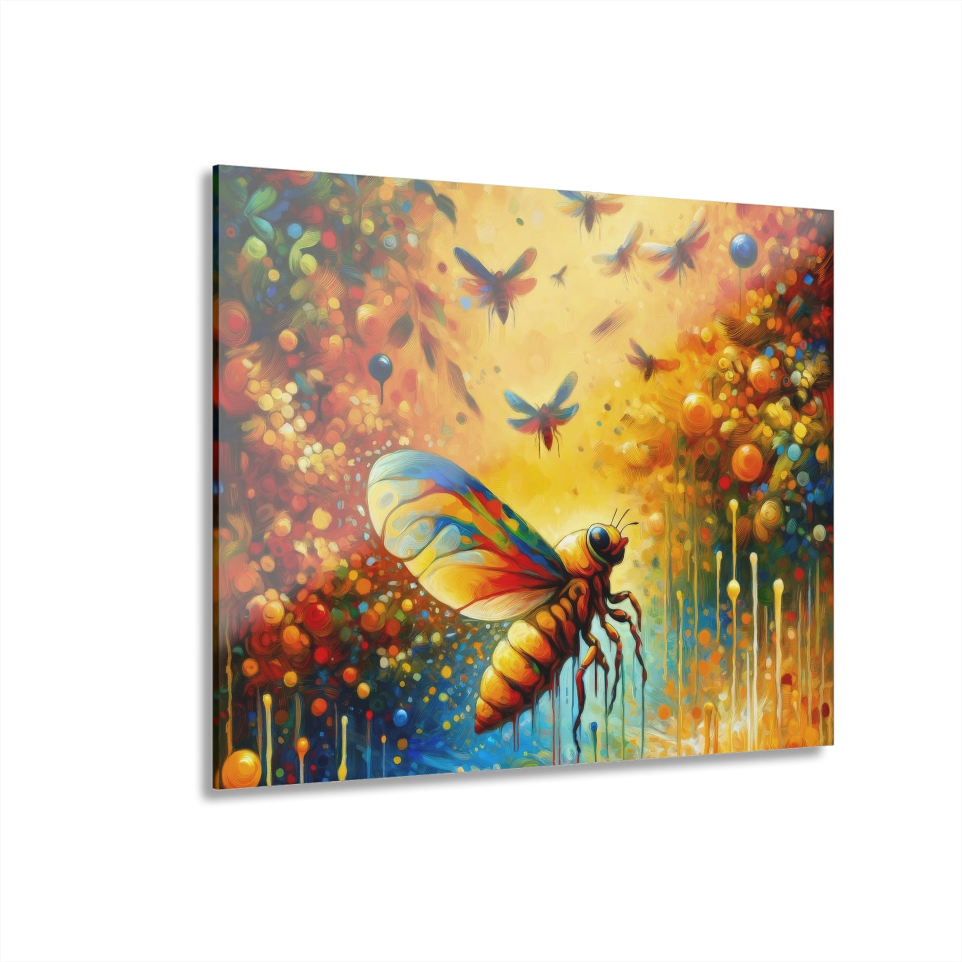 Seasonal Cicada Vibrance Acrylic Prints (French Cleat Hanging) - ATUH.ART