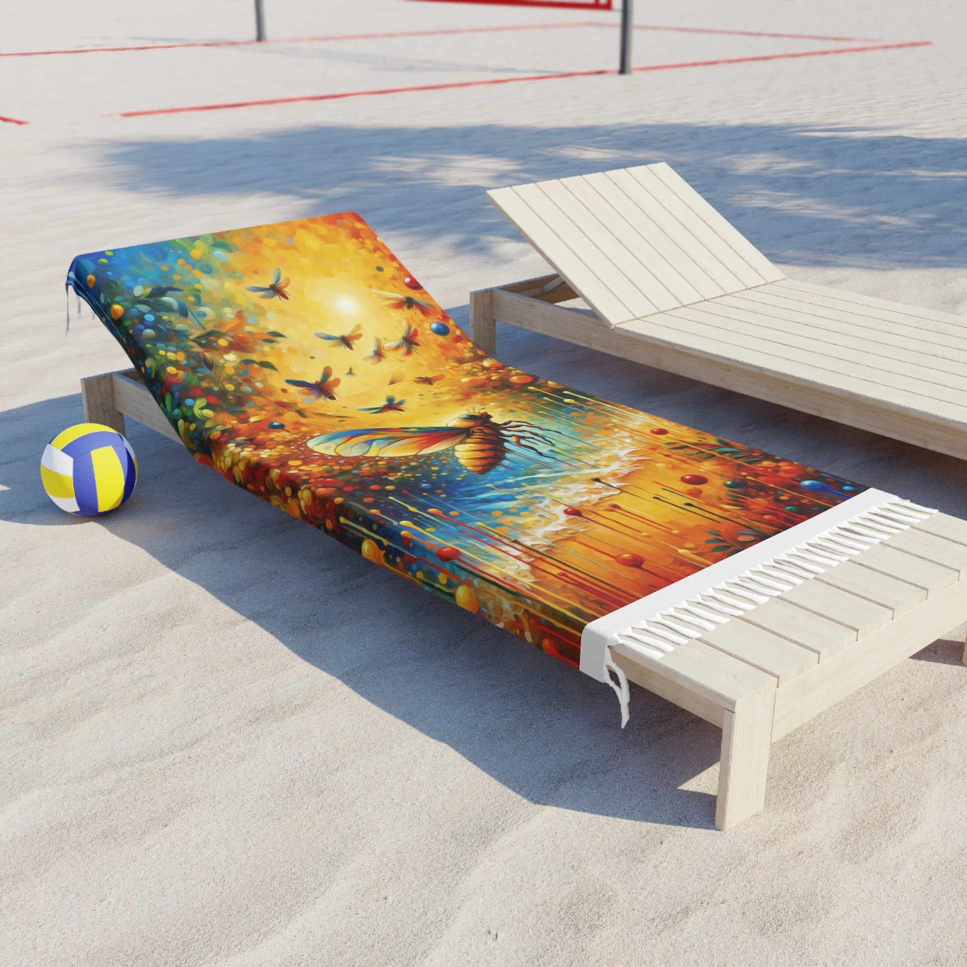 Seasonal Cicada Vibrance Boho Beach Cloth - ATUH.ART
