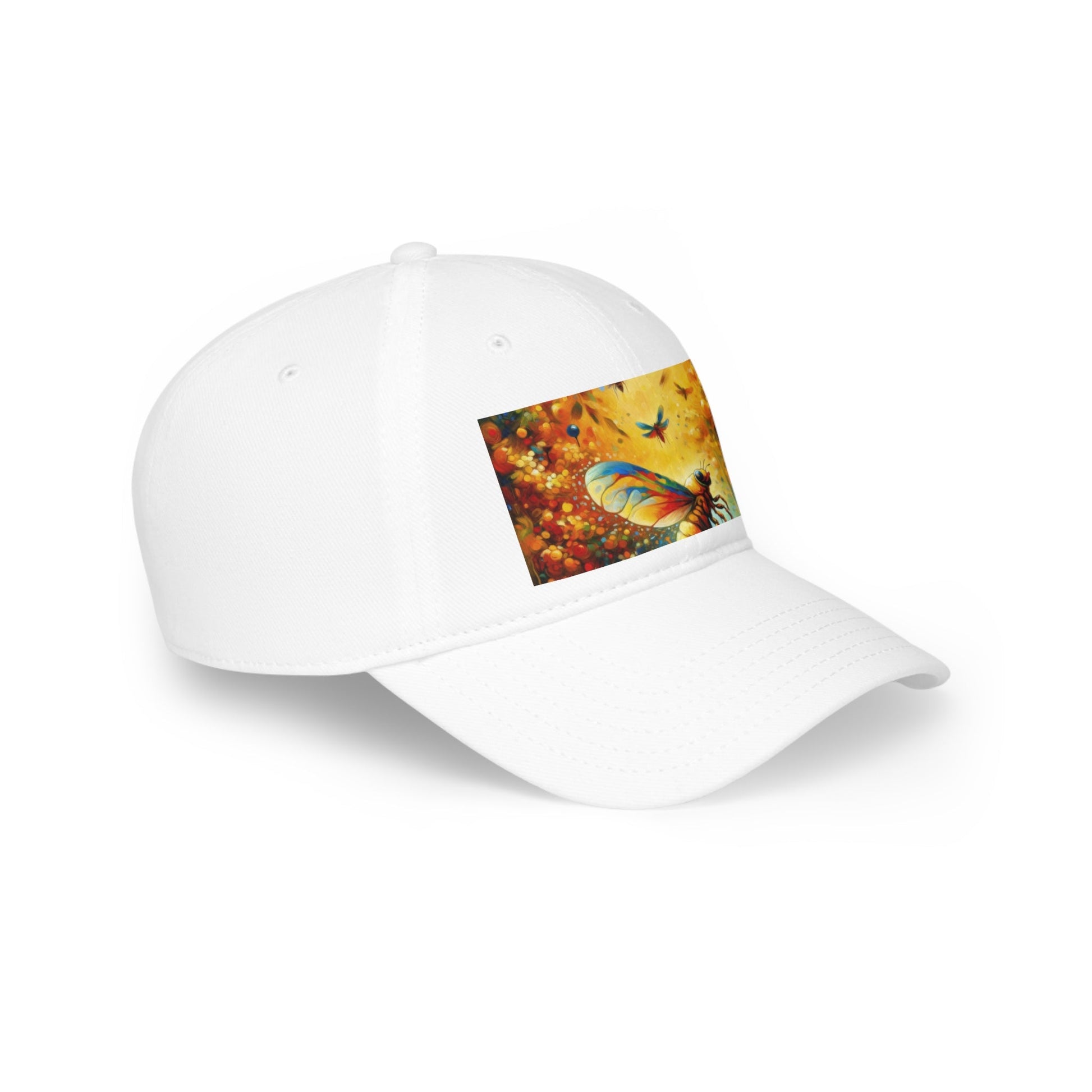 Seasonal Cicada Vibrance Low Profile Baseball Cap - ATUH.ART