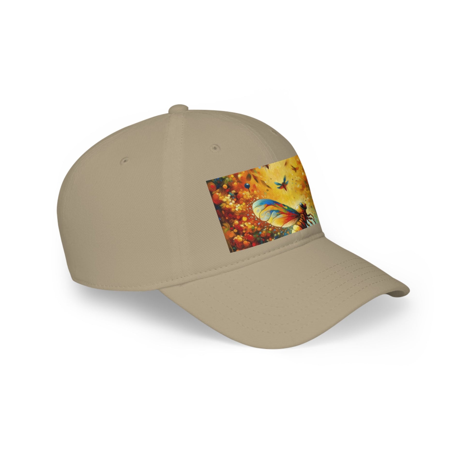 Seasonal Cicada Vibrance Low Profile Baseball Cap - ATUH.ART