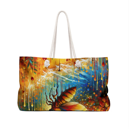 Seasonal Cicada Vibrance Weekender Bag - ATUH.ART