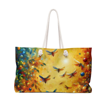 Seasonal Cicada Vibrance Weekender Bag - ATUH.ART