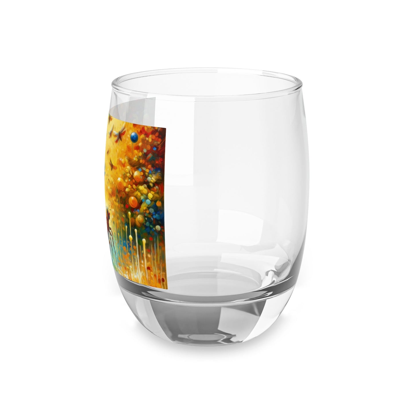 Seasonal Cicada Vibrance Whiskey Glass - ATUH.ART