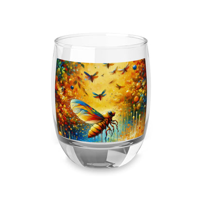 Seasonal Cicada Vibrance Whiskey Glass - ATUH.ART