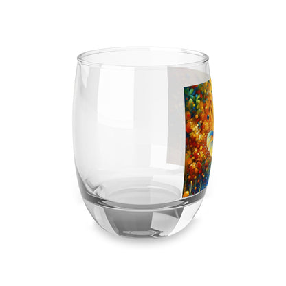 Seasonal Cicada Vibrance Whiskey Glass - ATUH.ART