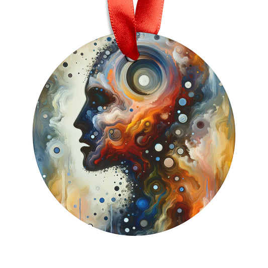 Self Awareness Alchemy Acrylic Ornament with Ribbon - ATUH.ART