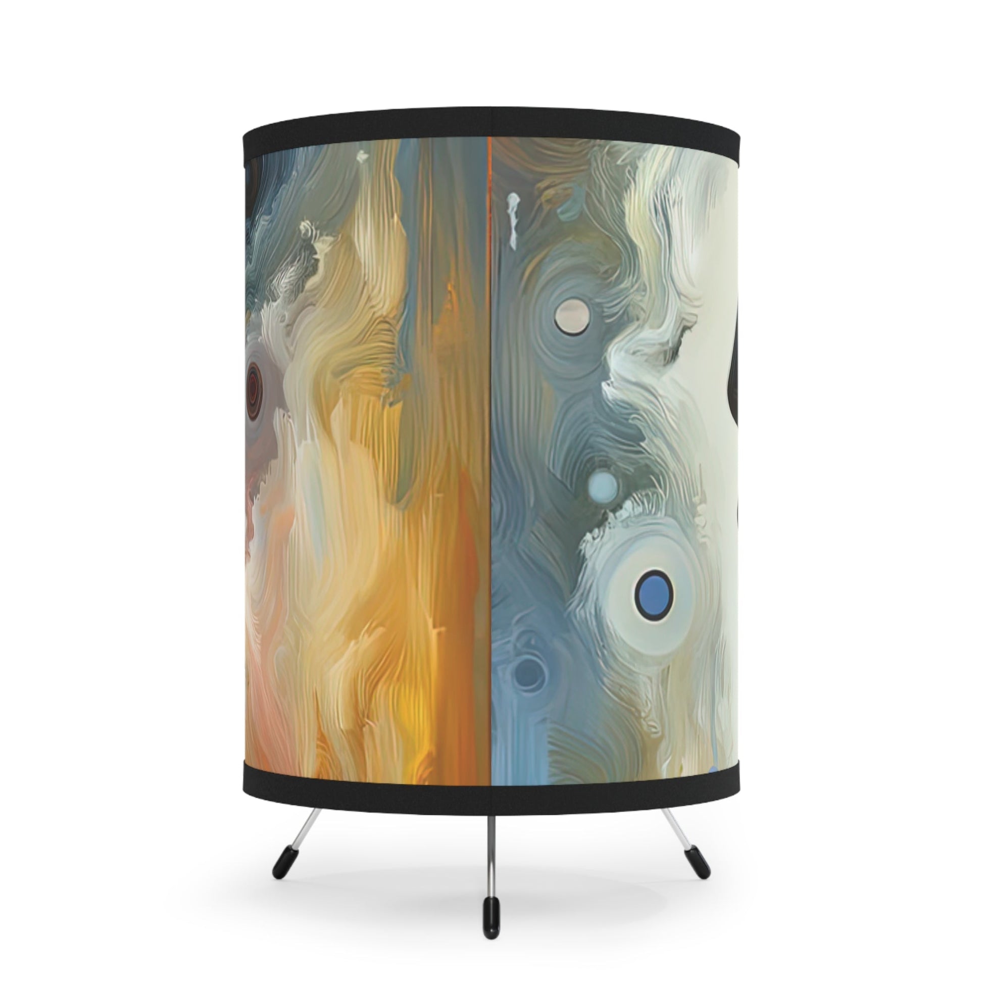 Self Awareness Alchemy Tripod Lamp with High-Res Printed Shade, US\CA plug - ATUH.ART