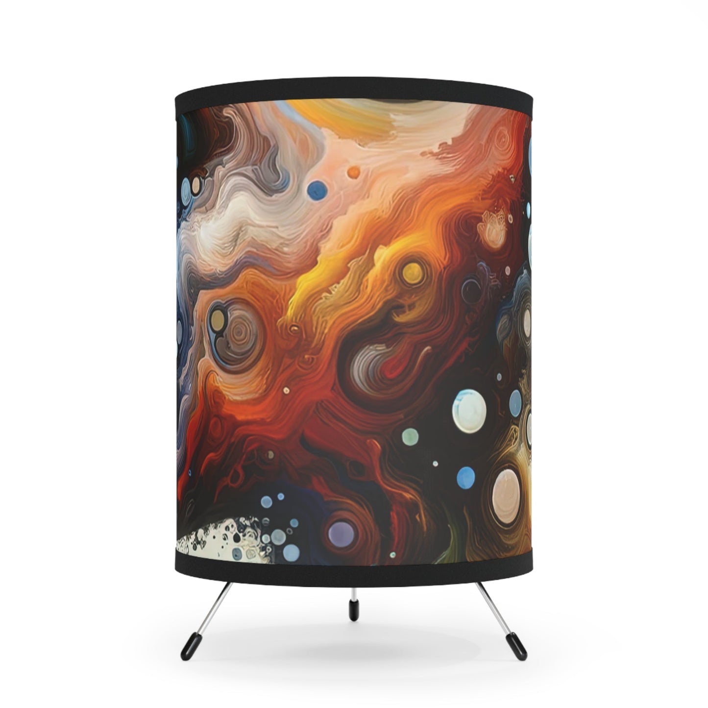 Self Awareness Alchemy Tripod Lamp with High-Res Printed Shade, US\CA plug - ATUH.ART