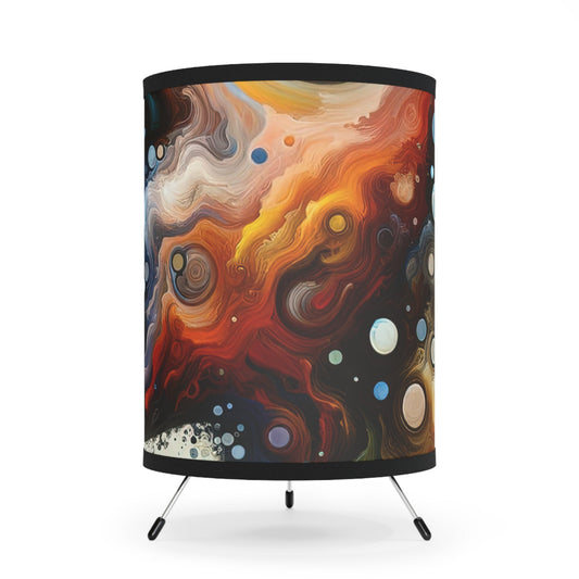 Self Awareness Alchemy Tripod Lamp with High-Res Printed Shade, US\CA plug - ATUH.ART