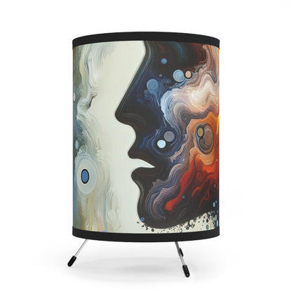 Self Awareness Alchemy Tripod Lamp with High-Res Printed Shade, US\CA plug - ATUH.ART