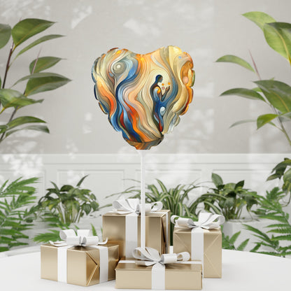 Self Embrace Benevolence Balloon (Round and Heart-shaped), 11" - ATUH.ART