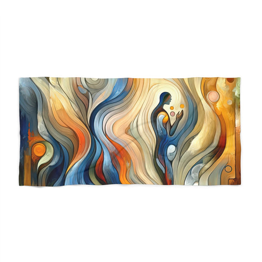 Self Embrace Benevolence Beach Towel - ATUH.ART