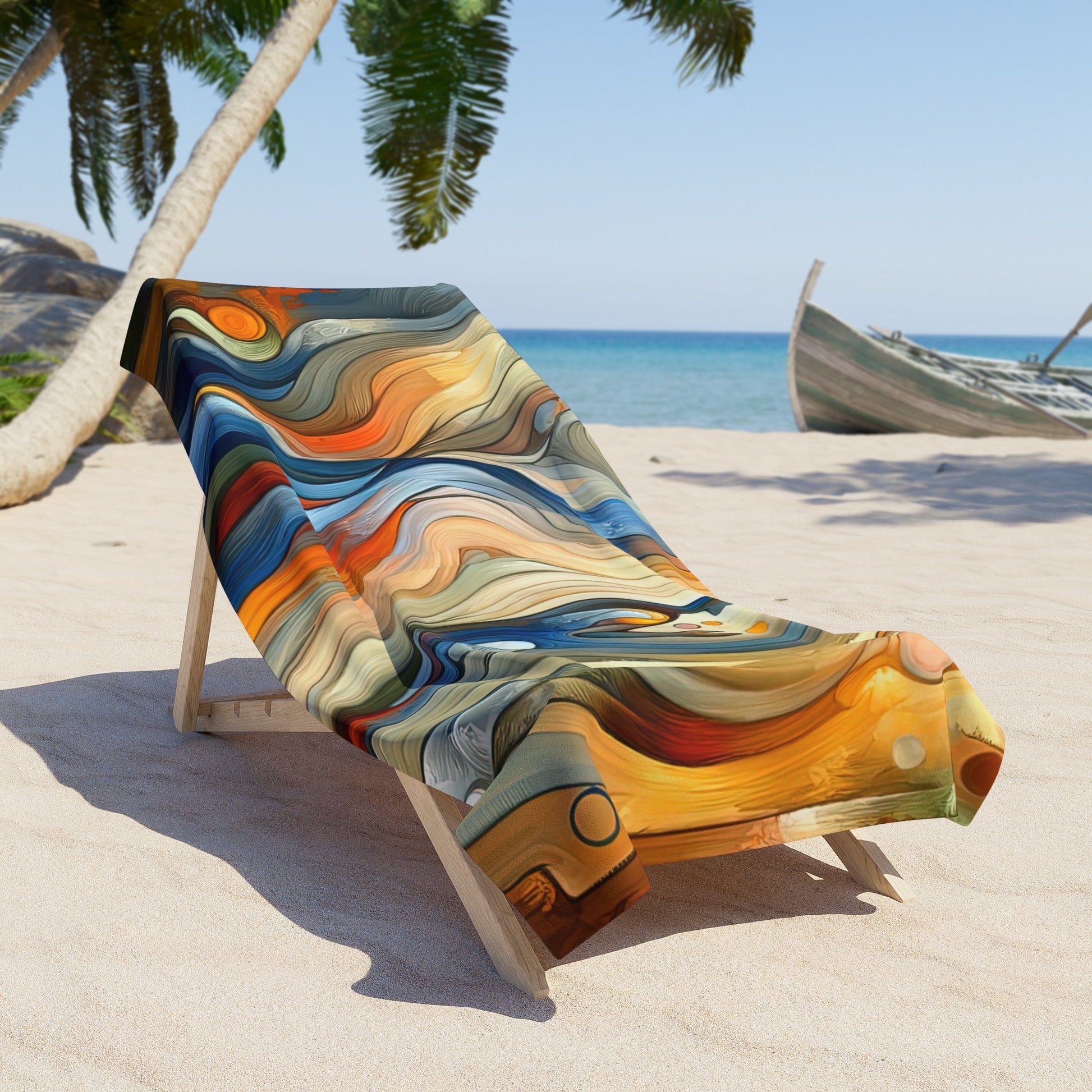 Self Embrace Benevolence Beach Towel - ATUH.ART