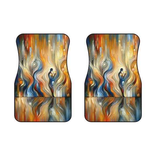 Self Embrace Benevolence Car Mats (2x Front) - ATUH.ART