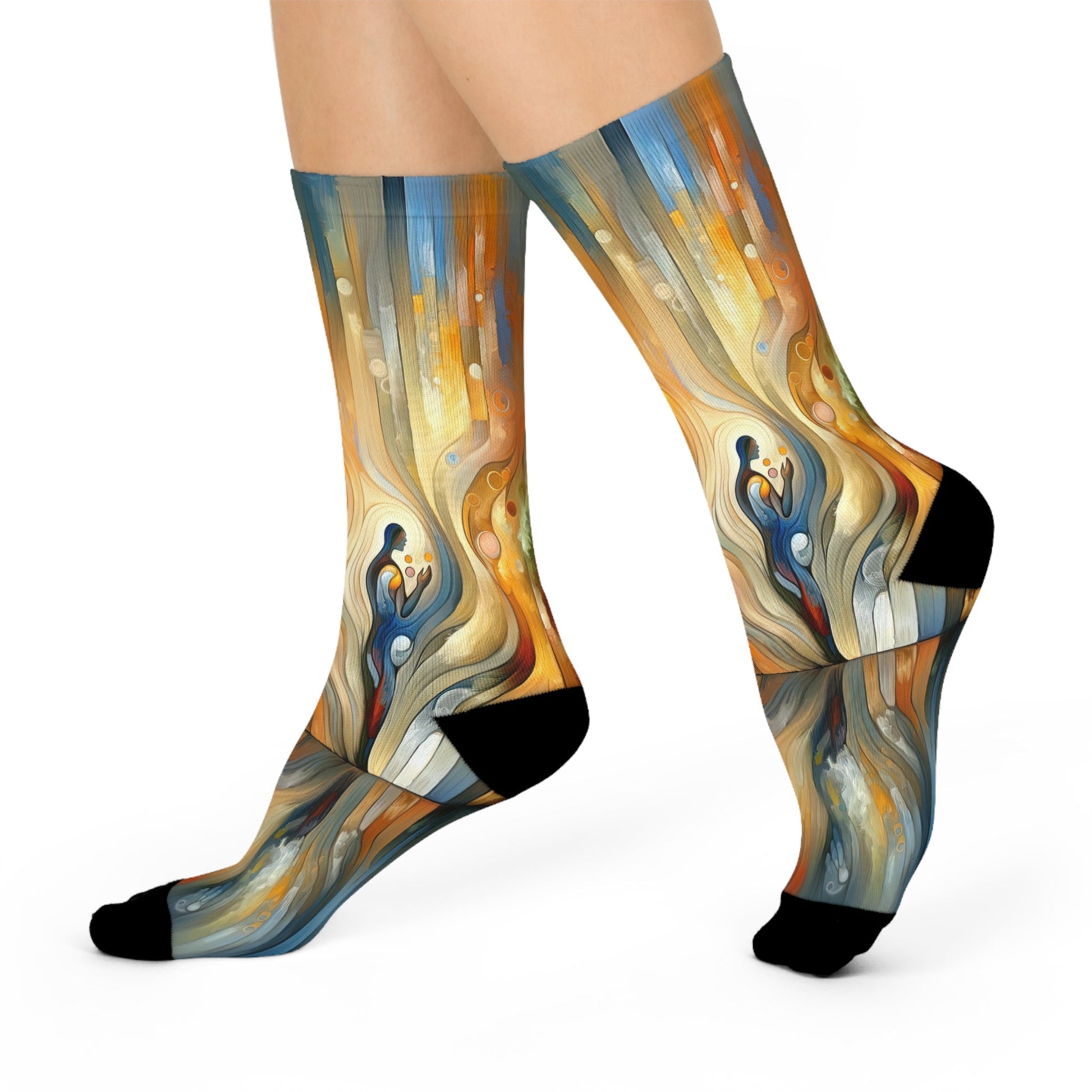 Self Embrace Benevolence Cushioned Crew Socks - ATUH.ART