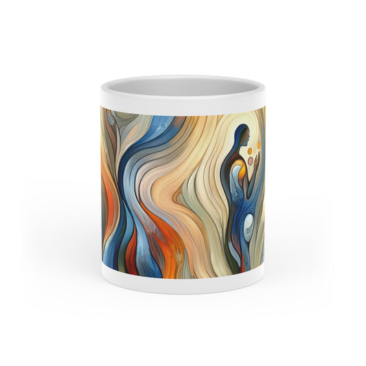 Self Embrace Benevolence Heart-Shaped Mug - ATUH.ART