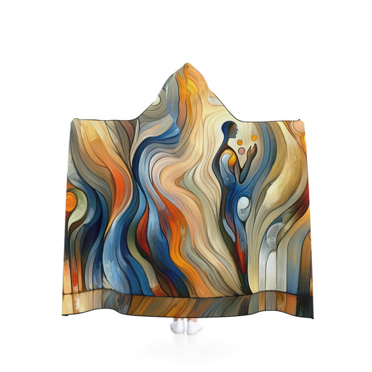 Self Embrace Benevolence Hooded Blanket - ATUH.ART