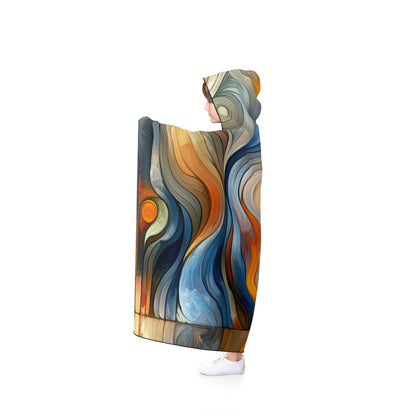 Self Embrace Benevolence Hooded Blanket - ATUH.ART