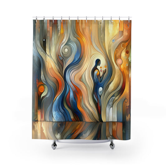 Self Embrace Benevolence Shower Curtains - ATUH.ART