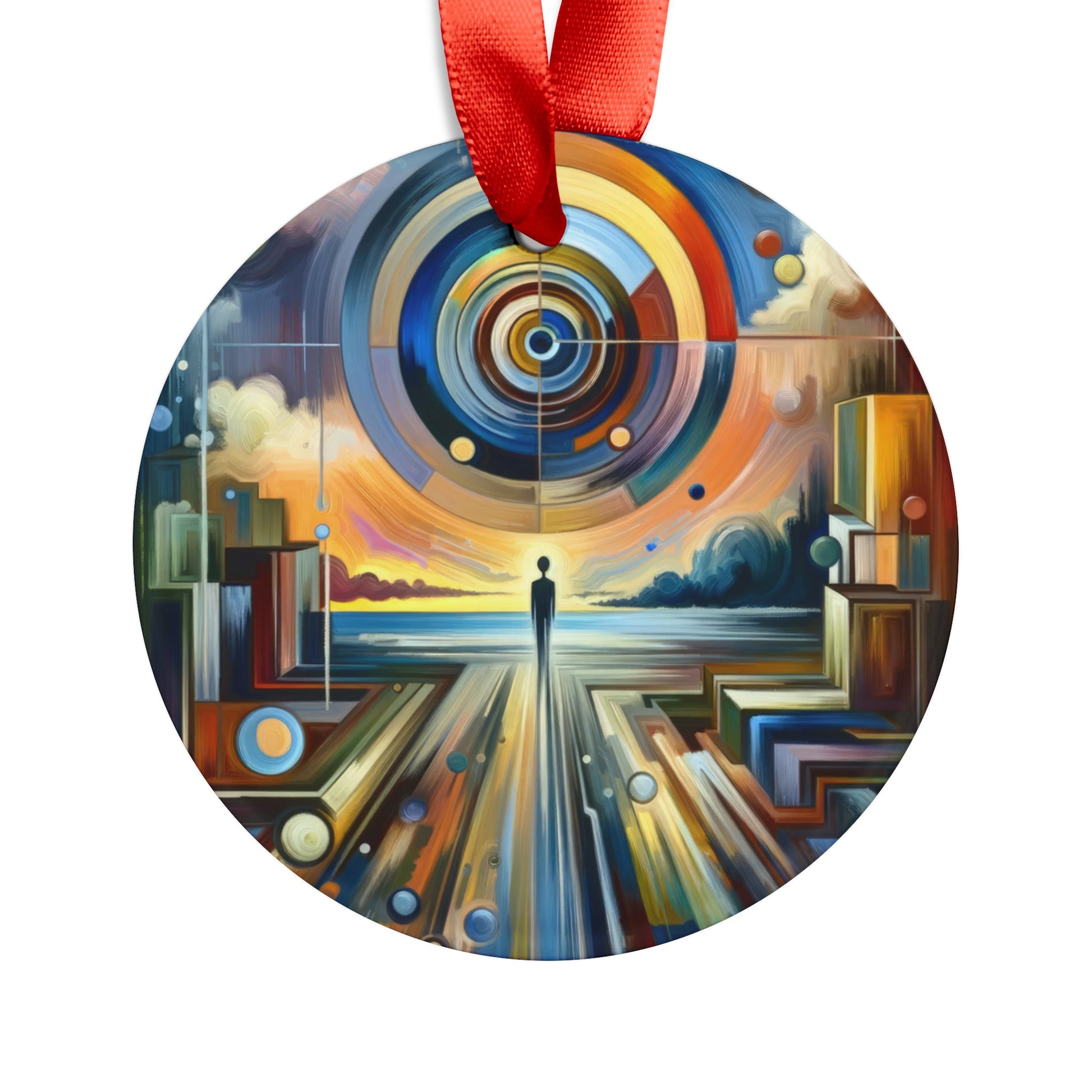 Self Insight Harmony Acrylic Ornament with Ribbon - ATUH.ART