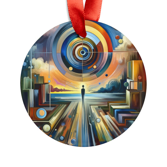Self Insight Harmony Acrylic Ornament with Ribbon - ATUH.ART
