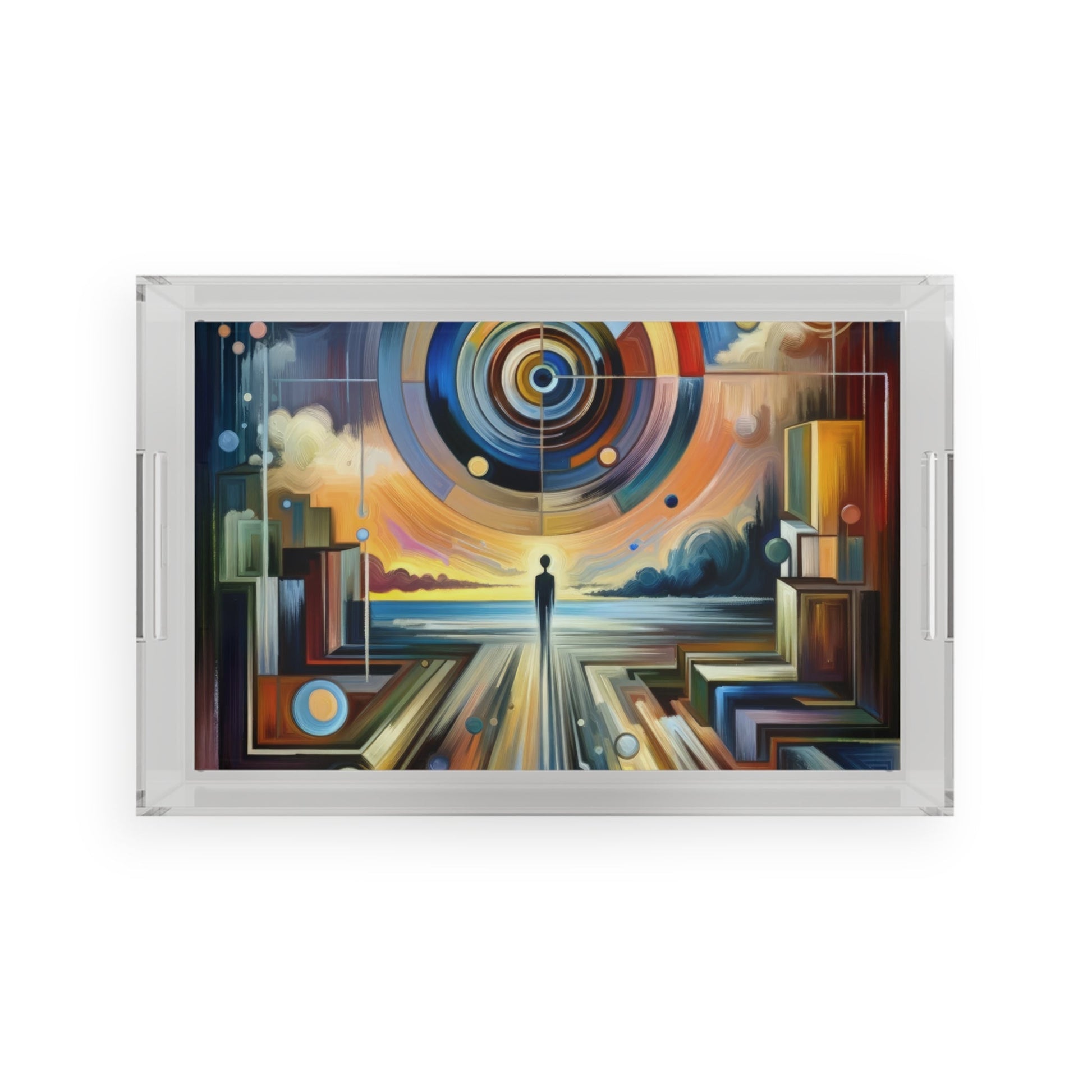 Self Insight Harmony Acrylic Serving Tray - ATUH.ART