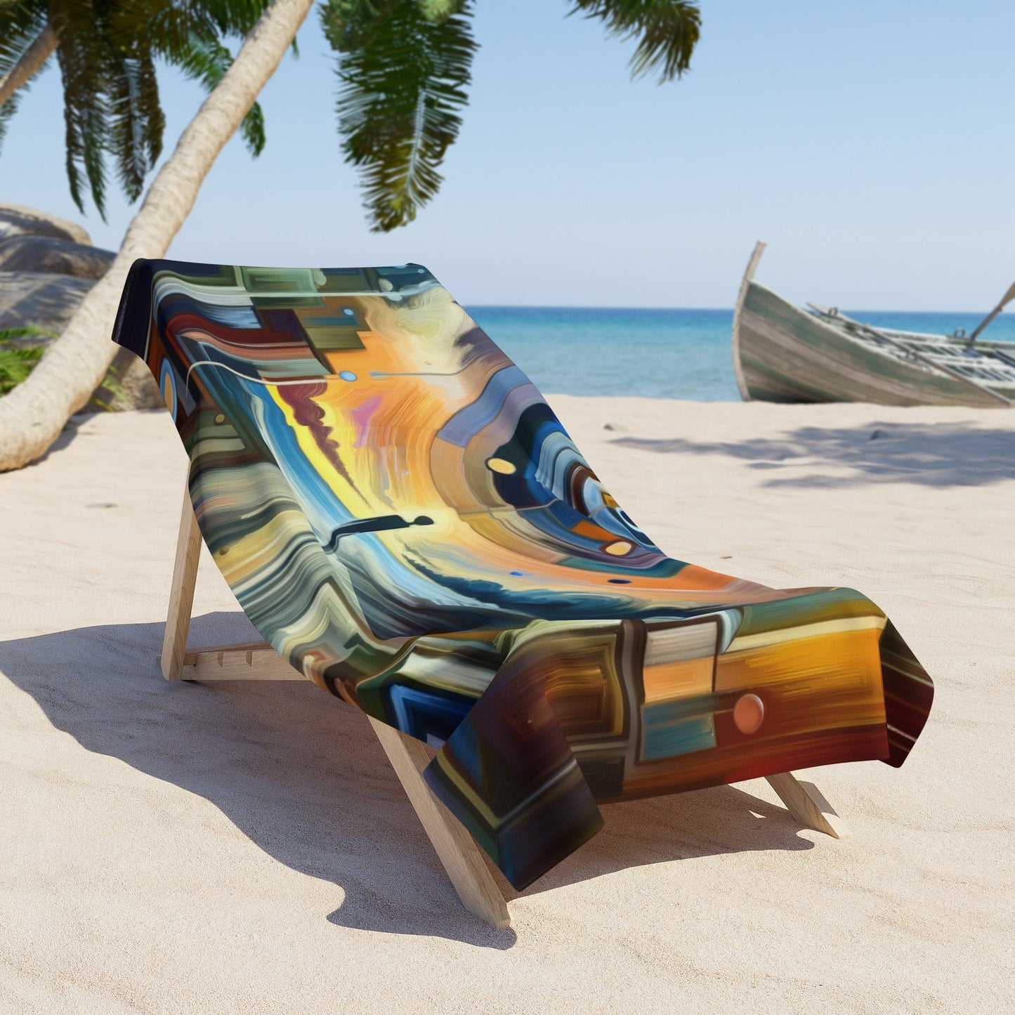 Self Insight Harmony Beach Towel - ATUH.ART