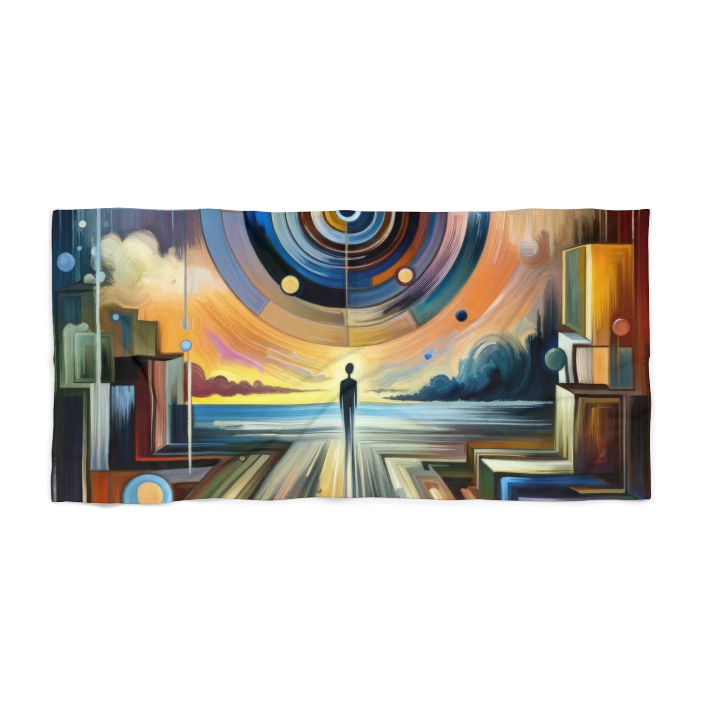 Self Insight Harmony Beach Towel - ATUH.ART