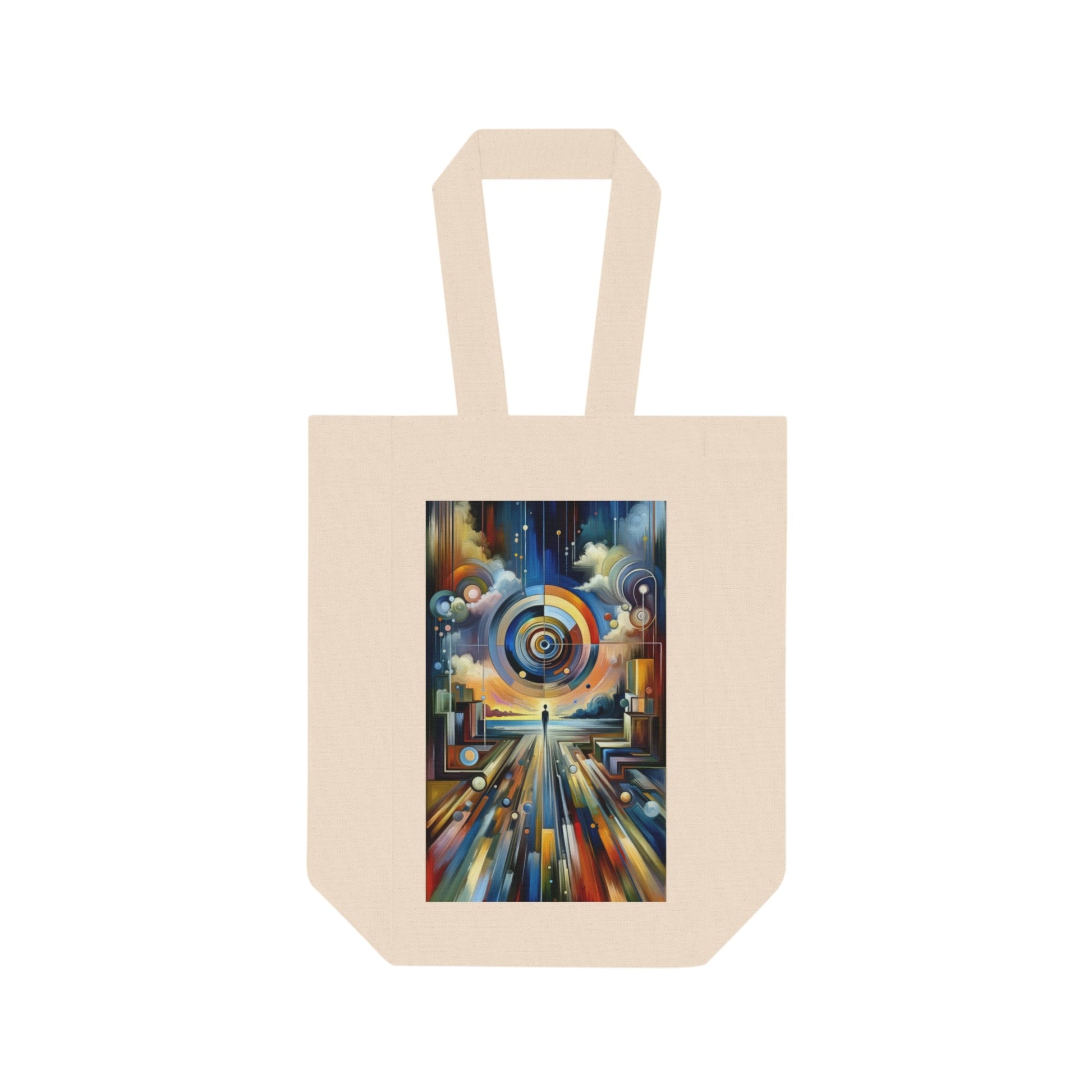 Self Insight Harmony Double Wine Tote Bag - ATUH.ART