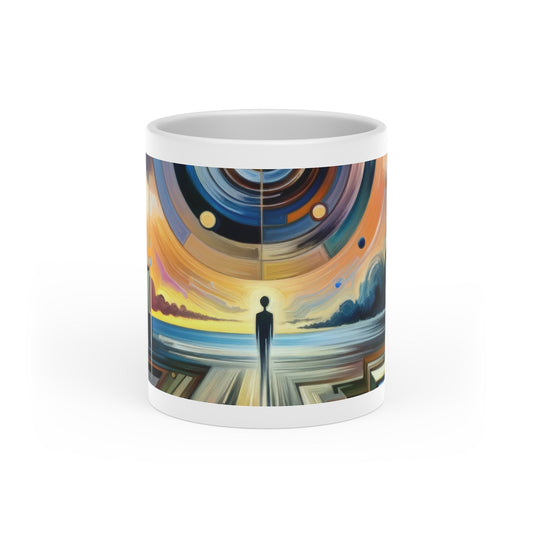 Self Insight Harmony Heart-Shaped Mug - ATUH.ART