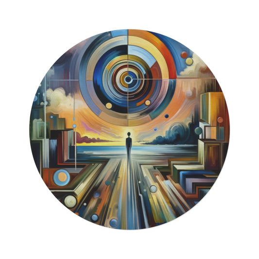 Self Insight Harmony Round Rug - ATUH.ART