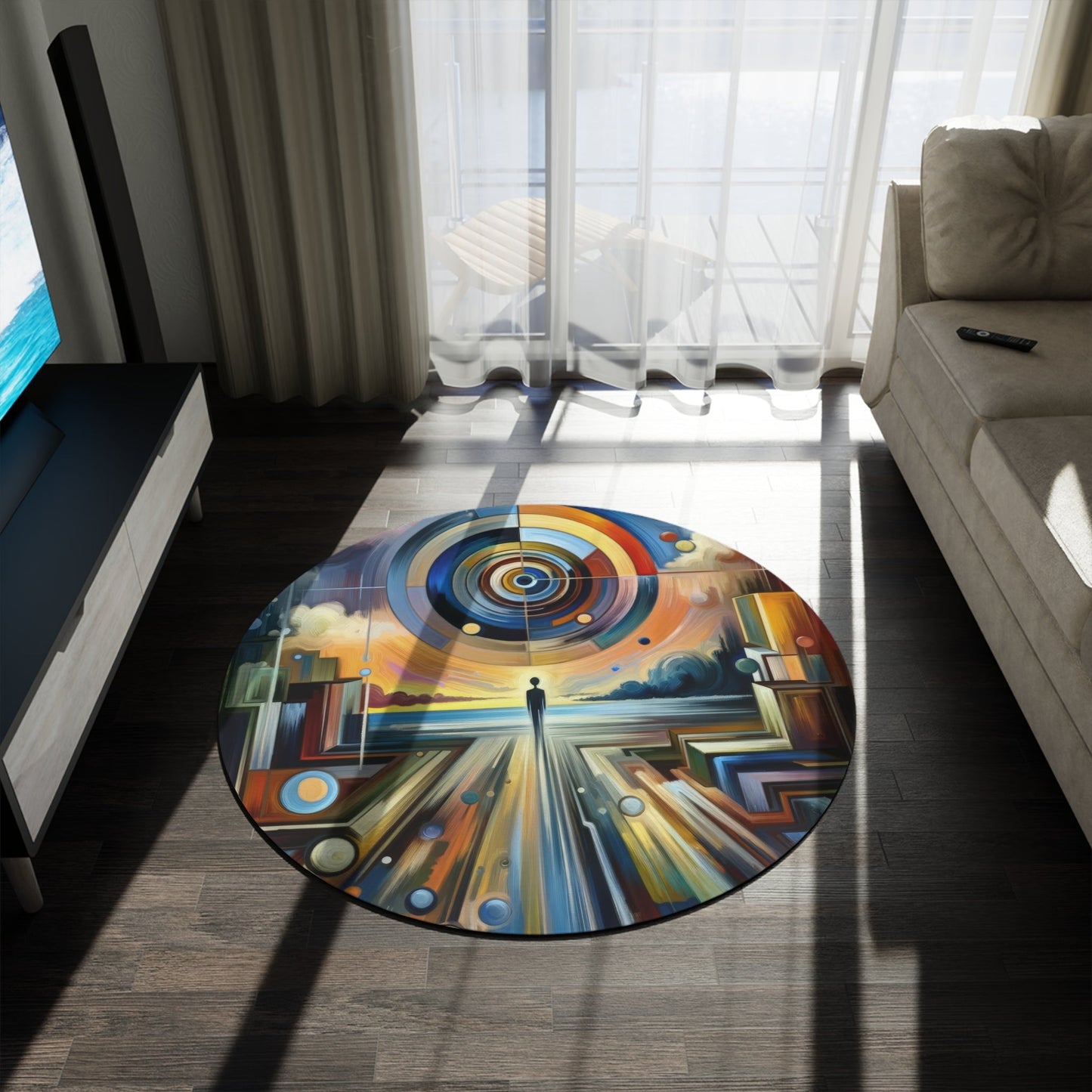 Self Insight Harmony Round Rug - ATUH.ART