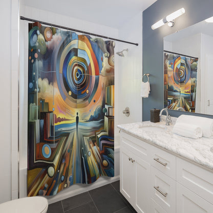 Self Insight Harmony Shower Curtains - ATUH.ART