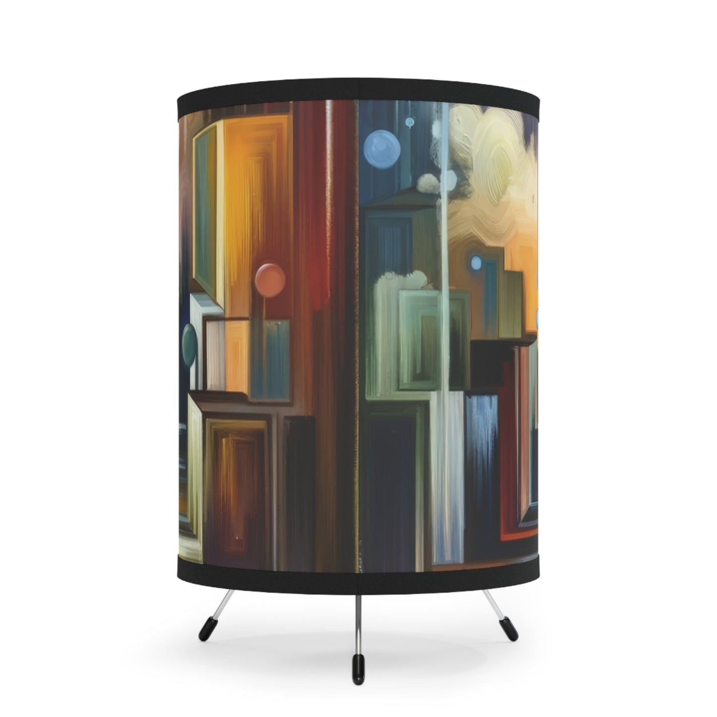 Self Insight Harmony Tripod Lamp with High-Res Printed Shade, US\CA plug - ATUH.ART