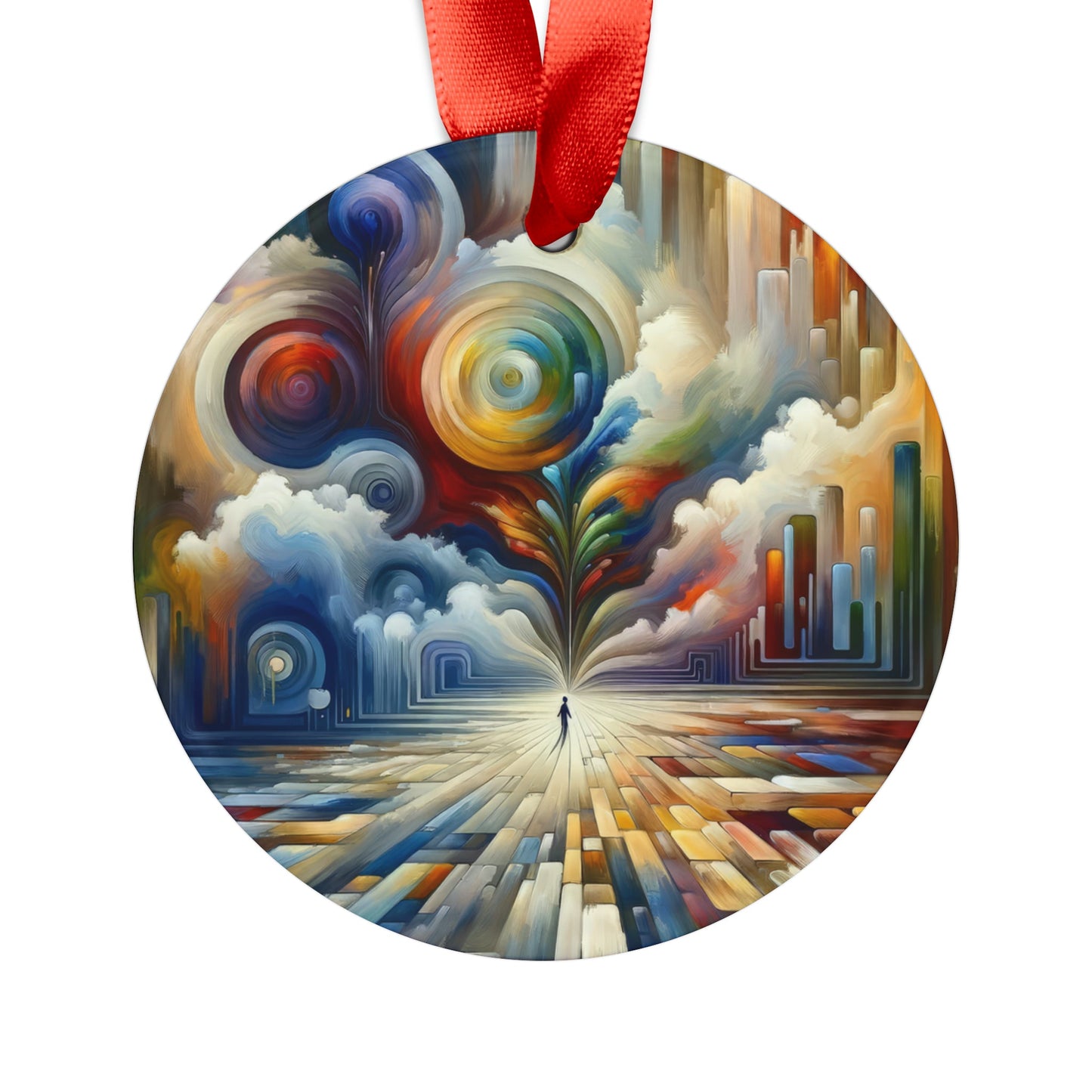 Sensory Thought Awakening Acrylic Ornament with Ribbon - ATUH.ART