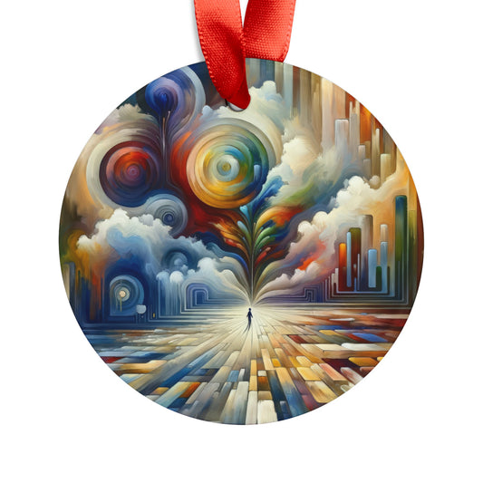 Sensory Thought Awakening Acrylic Ornament with Ribbon - ATUH.ART